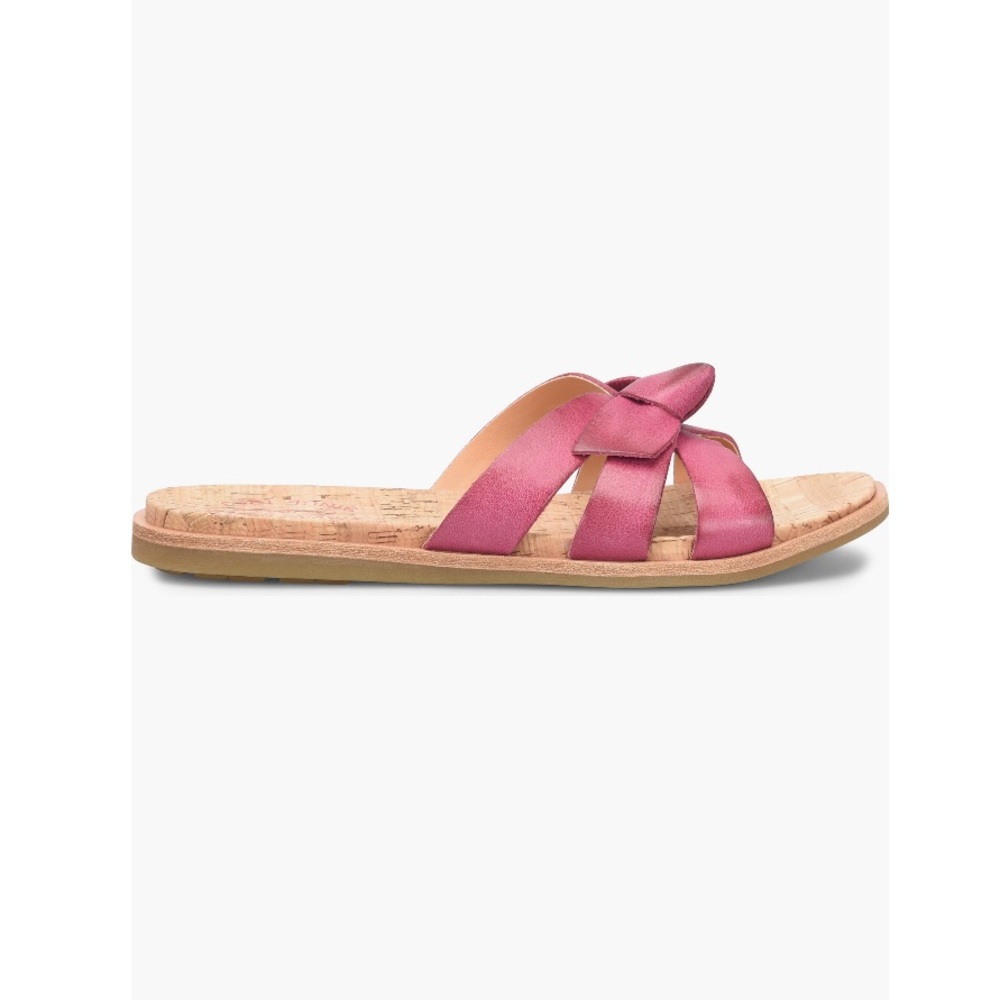Kork-Ease The Original Brigit Slide Sandals Bright Purple & Tan Women’s Size 6 - Picture 6 of 14